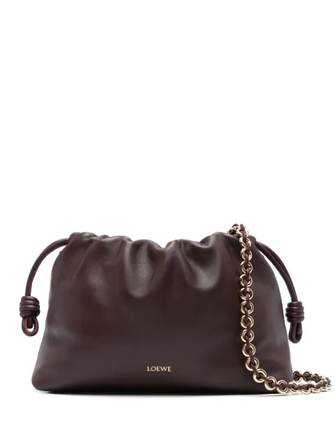 LOEWE 플라멩코 가죽 숄더 백