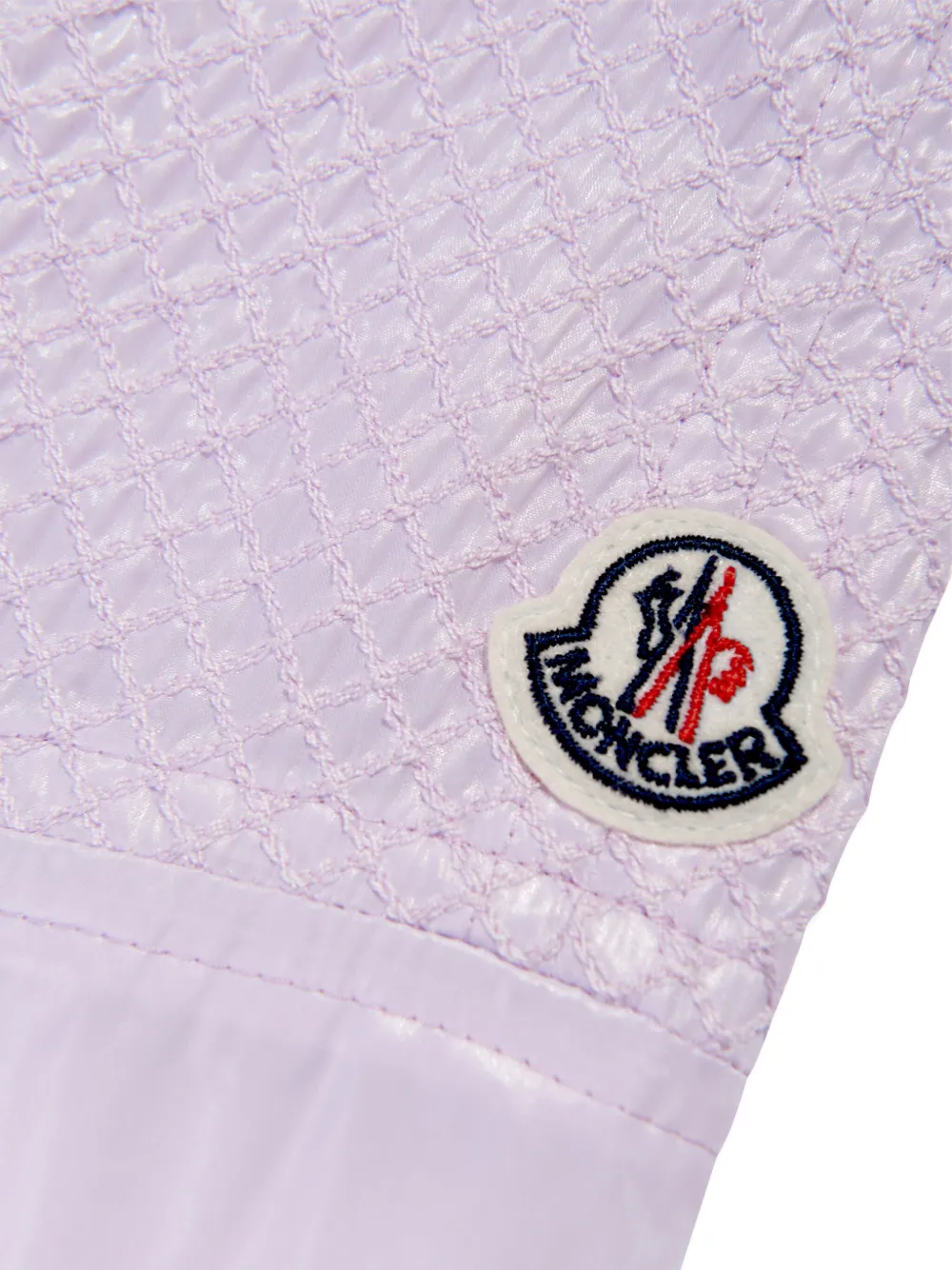 Moncler Enfant Jack met capuchon Paars