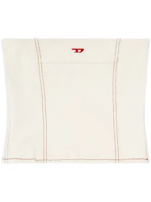 Diesel De-Ville Strapless Top | White | FARFETCH