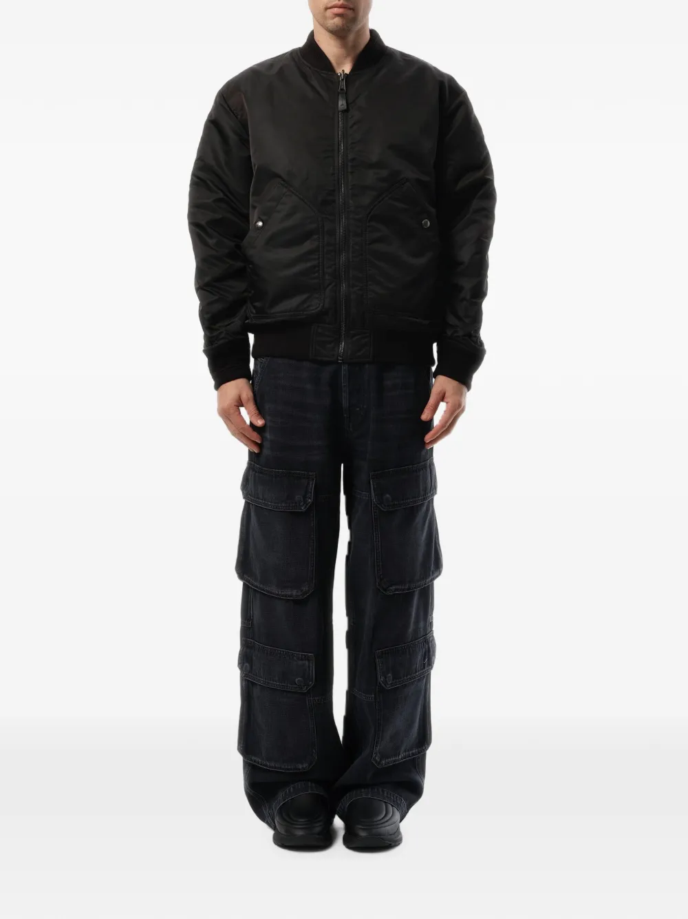 Diesel J-Held ボンバージャケット | ブラック | FARFETCH JP