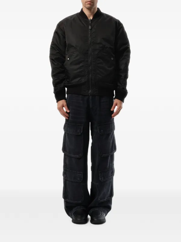 Diesel J-Held ボンバージャケット | ブラック | FARFETCH JP