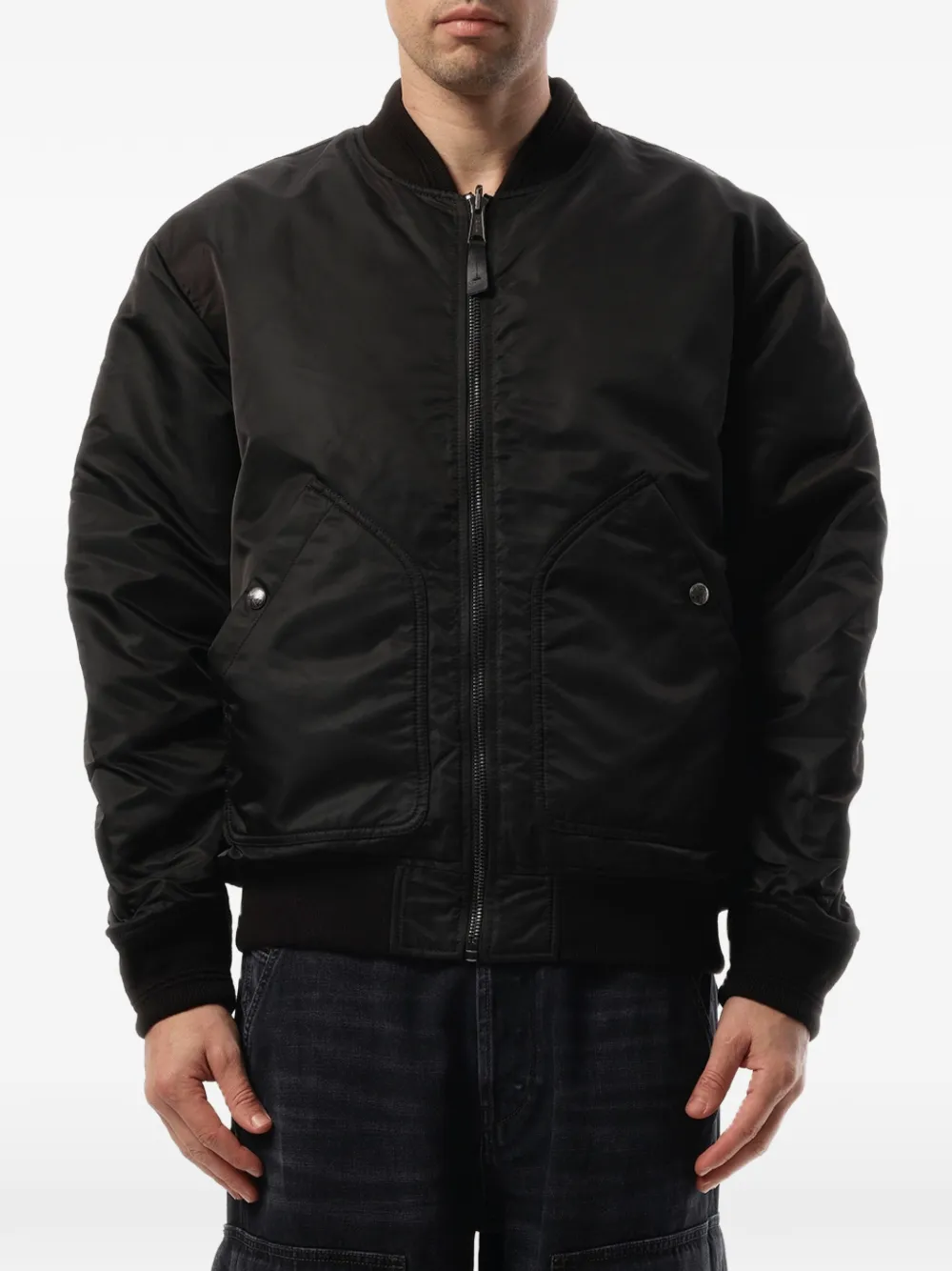 Diesel J-Held ボンバージャケット | ブラック | FARFETCH JP