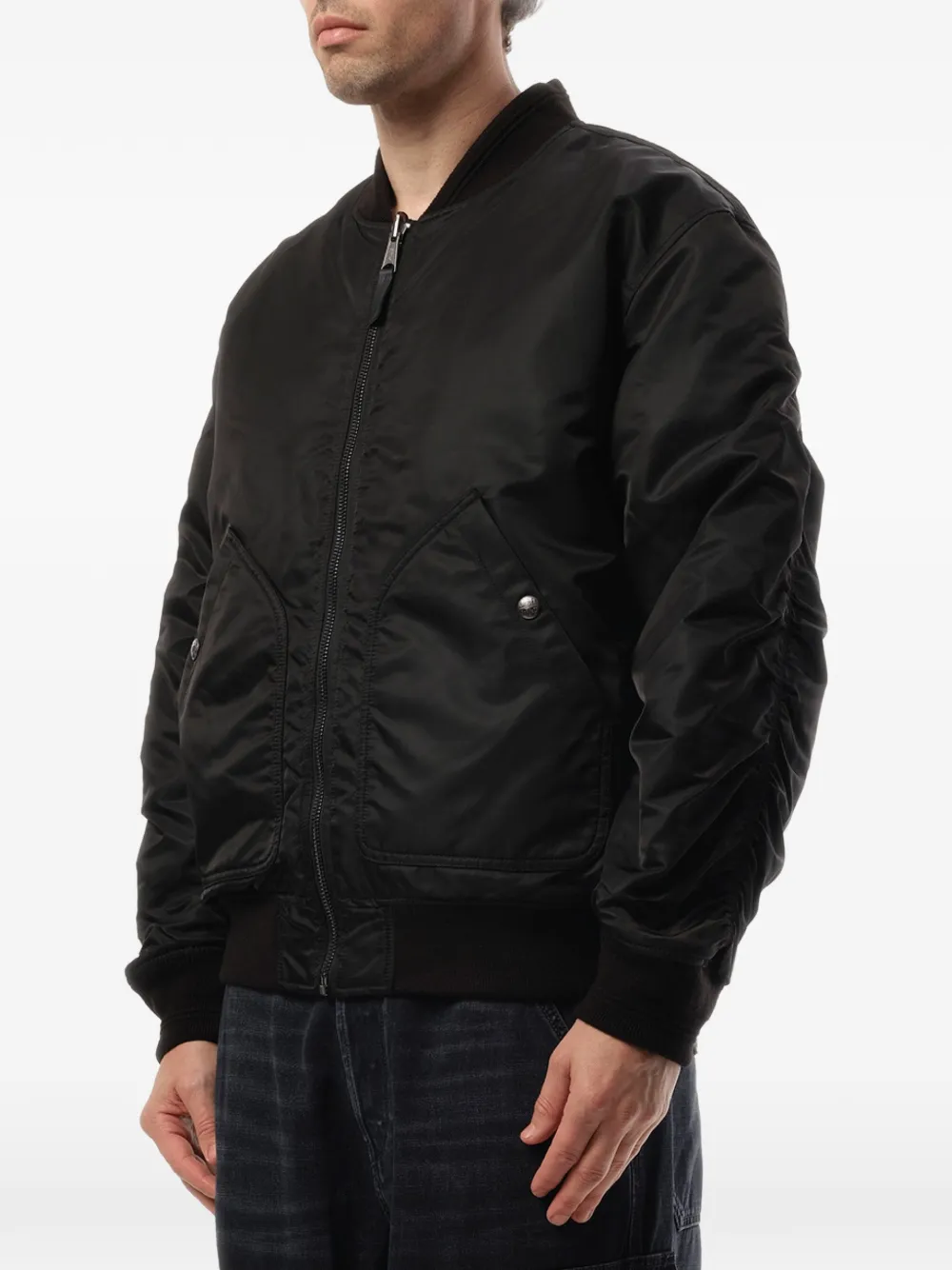 Diesel J-Held ボンバージャケット | ブラック | FARFETCH JP