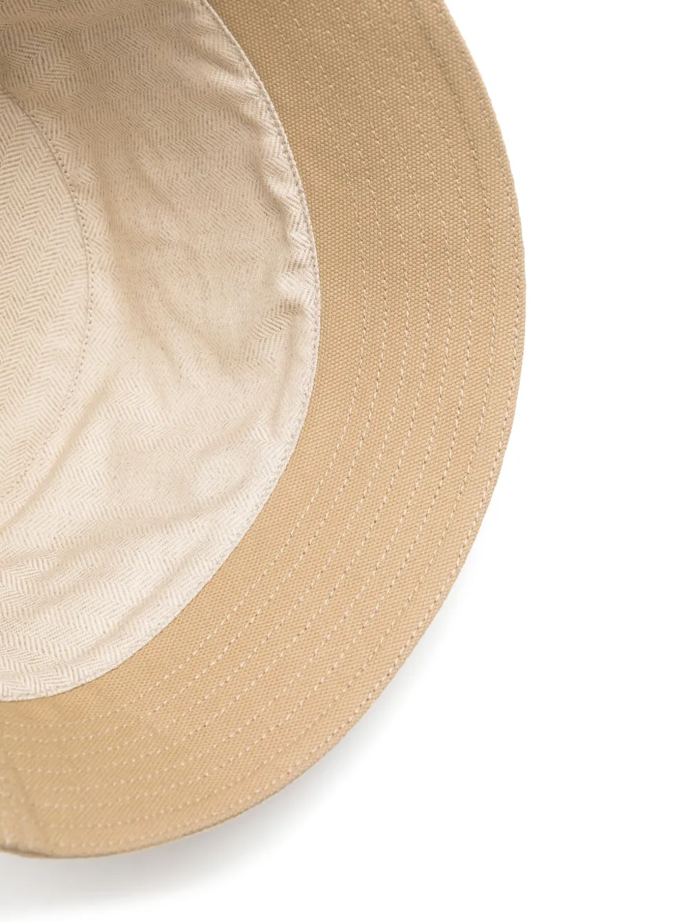 LOEWE Canvas vissershoed met logopatch - Beige