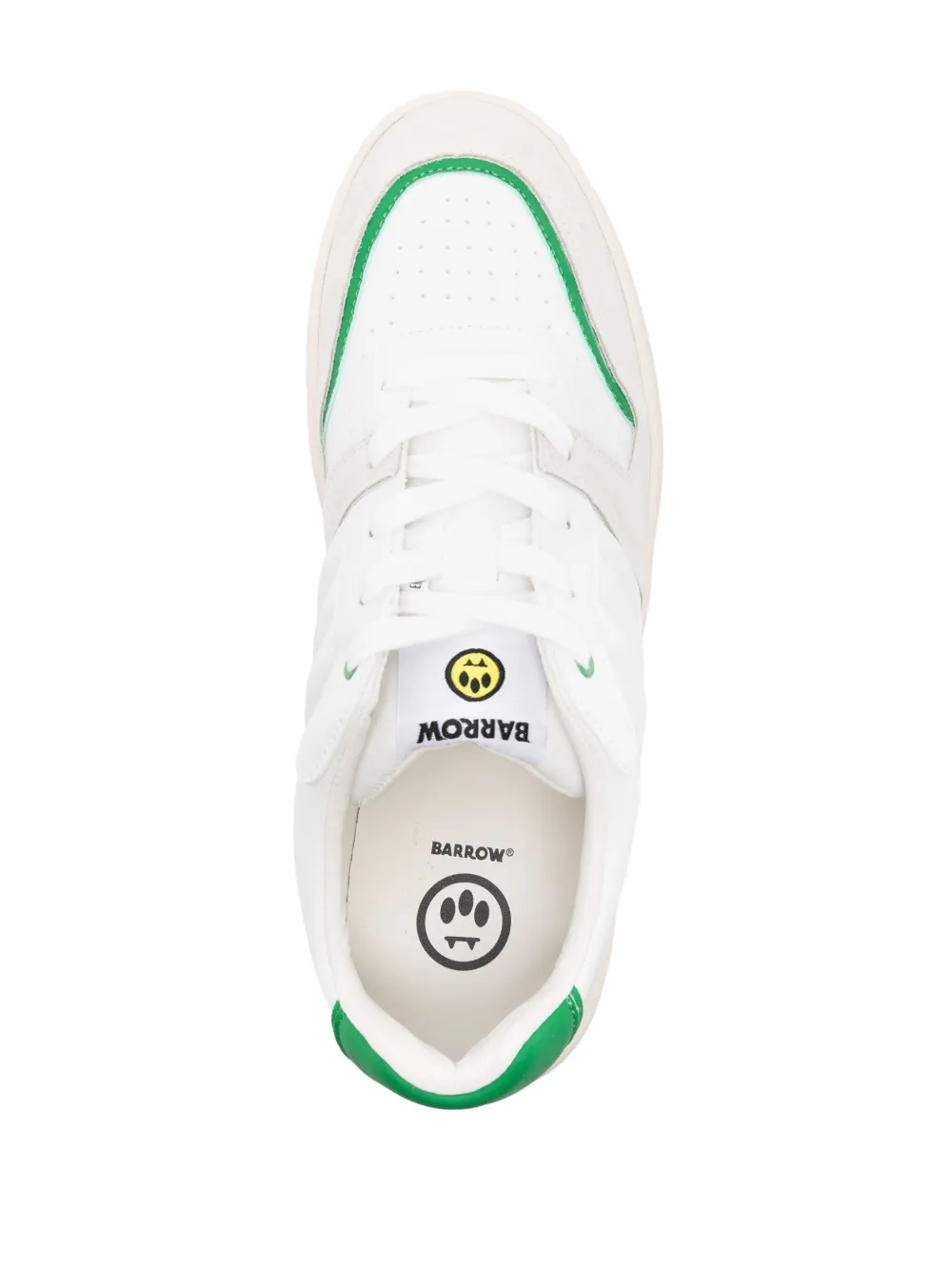 Shop Barrow Switch Leather Sneakers In White