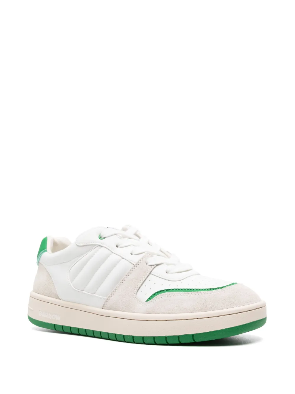 Shop Barrow Switch Leather Sneakers In White