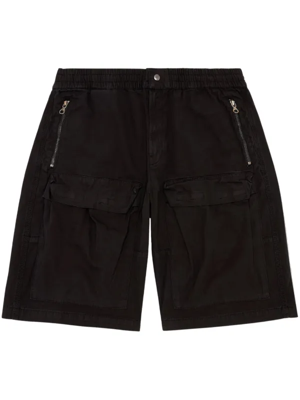 Diesel P-Beeck mid-rise Cargo Shorts | Black | FARFETCH