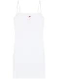 Diesel D-Hopy-D logo-appliqué mini dress - White