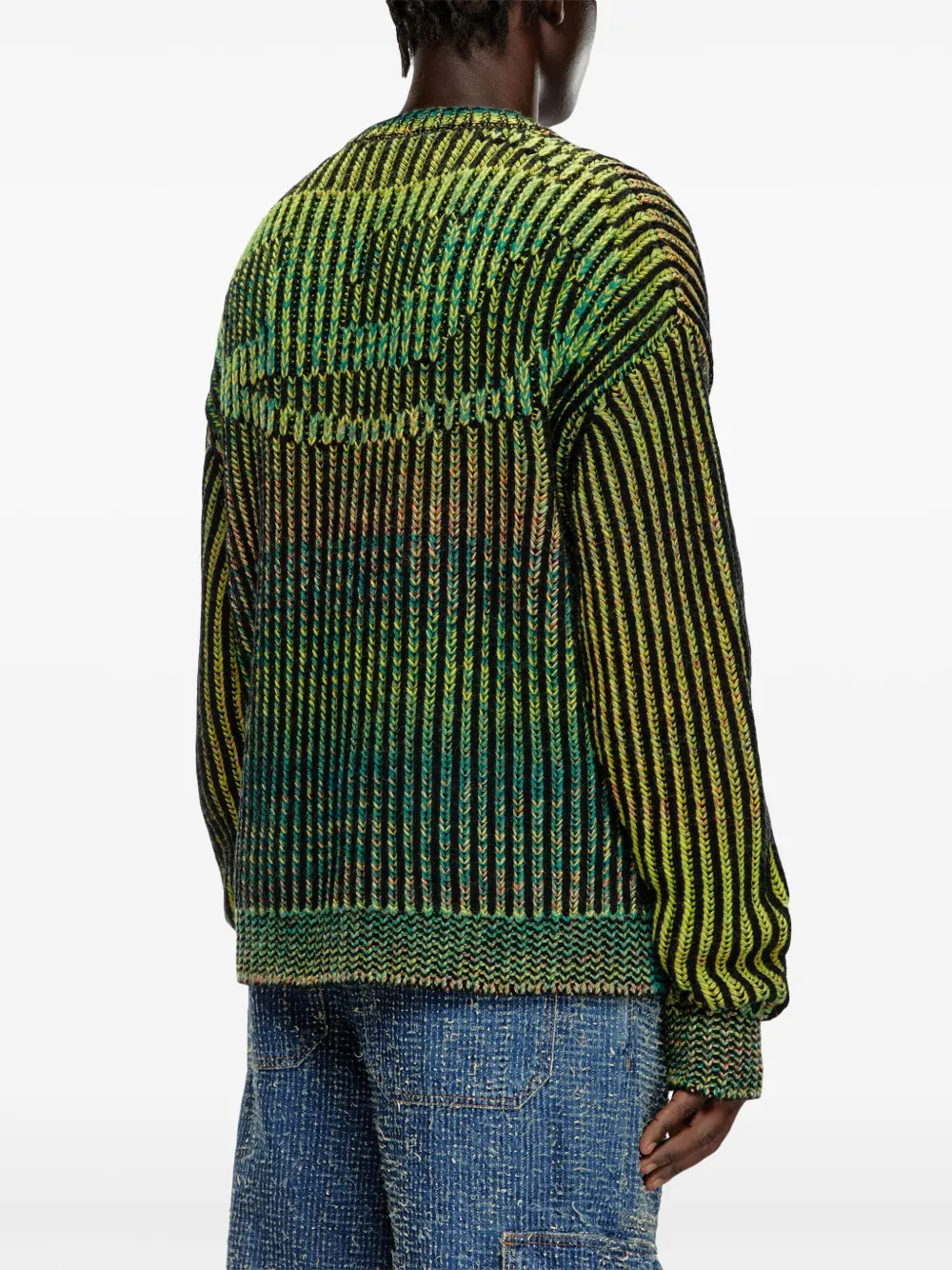 Diesel Oakland geribbeld vest Groen