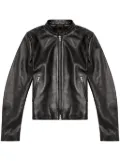Diesel L-Ayla leather biker jacket - Black