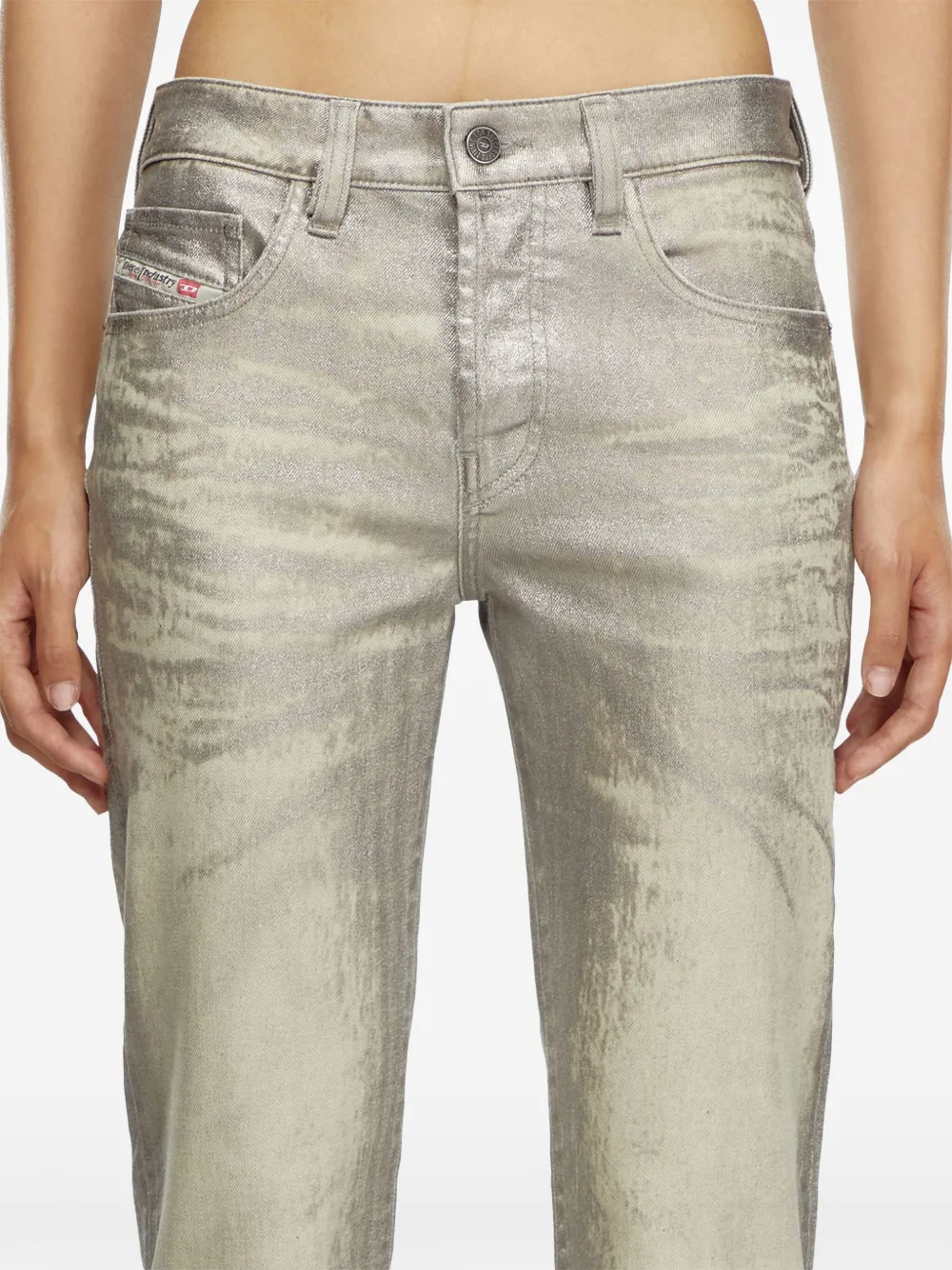 Diesel 1989 D-Mine straight jeans Grijs