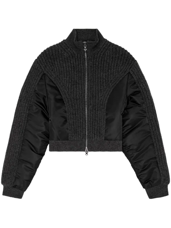 特価ブログのポータルサイト Diesel M-Odena ボンバージャケット | ブラック | FARFETCH JP ジャケット・アウター