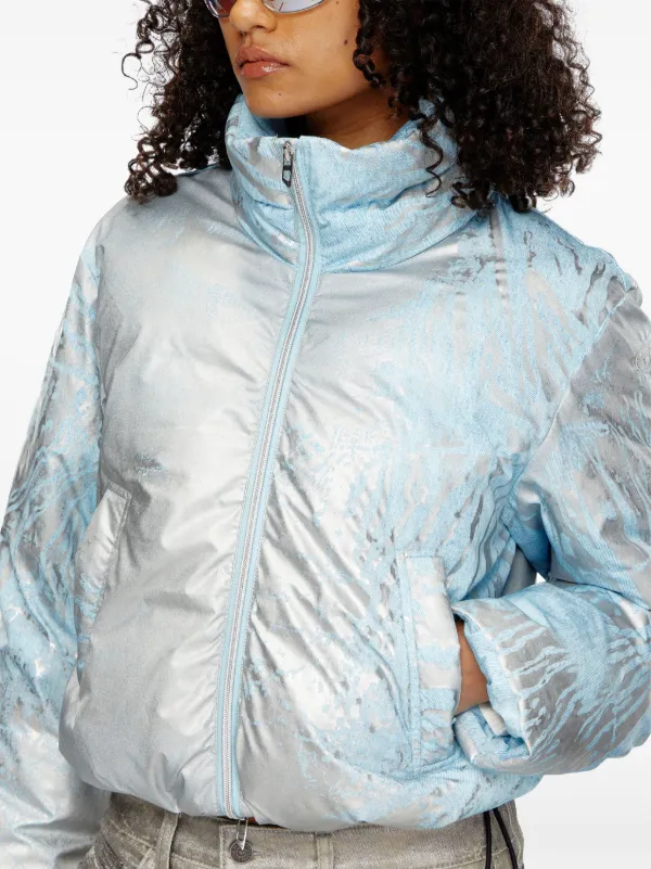 ディーゼル　パテッド ジャケット　サイズ44　A14720 0BHAZ 9XX　W-STONE JACKET　3124　フード付き　スタイリッシュ　 ステッチ デザイン