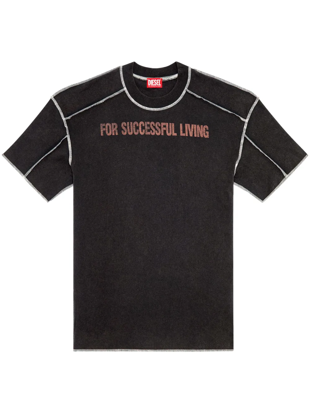 Diesel T-CRAOR T-shirt Zwart