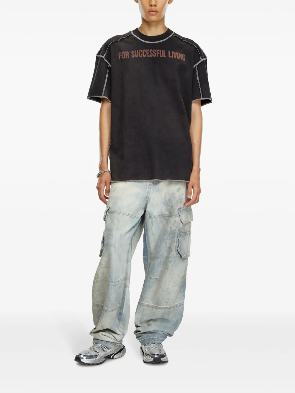 Diesel T-CRAOR t-shirt - Zwart