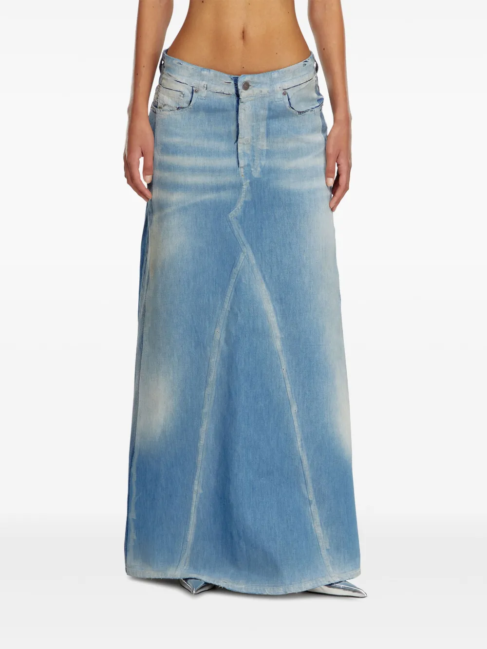 Cheap Diesel De-Pago-S4 denim maxi skirt Women