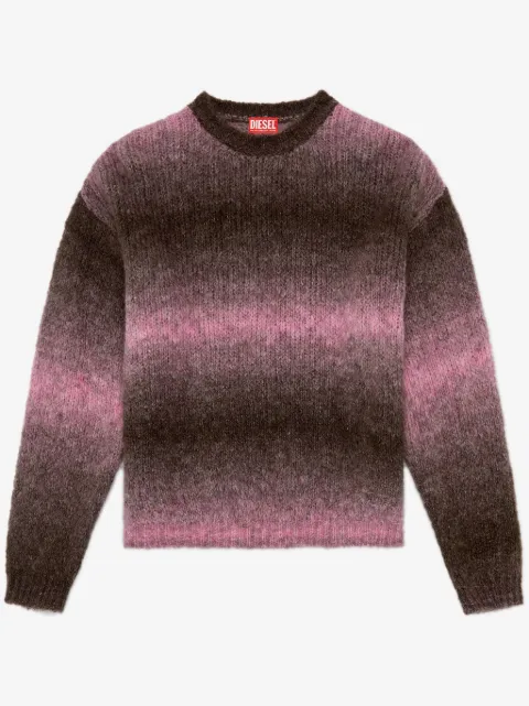 Diesel K-Rasta gradient-knit sweater