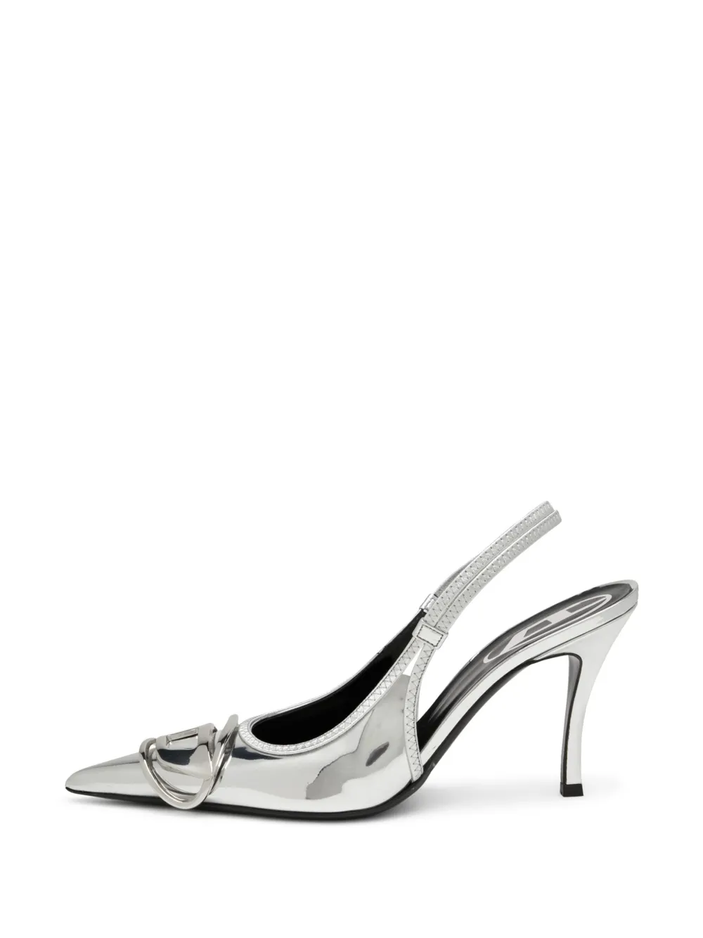 Diesel D-Venus SB slingback pumps Zilver