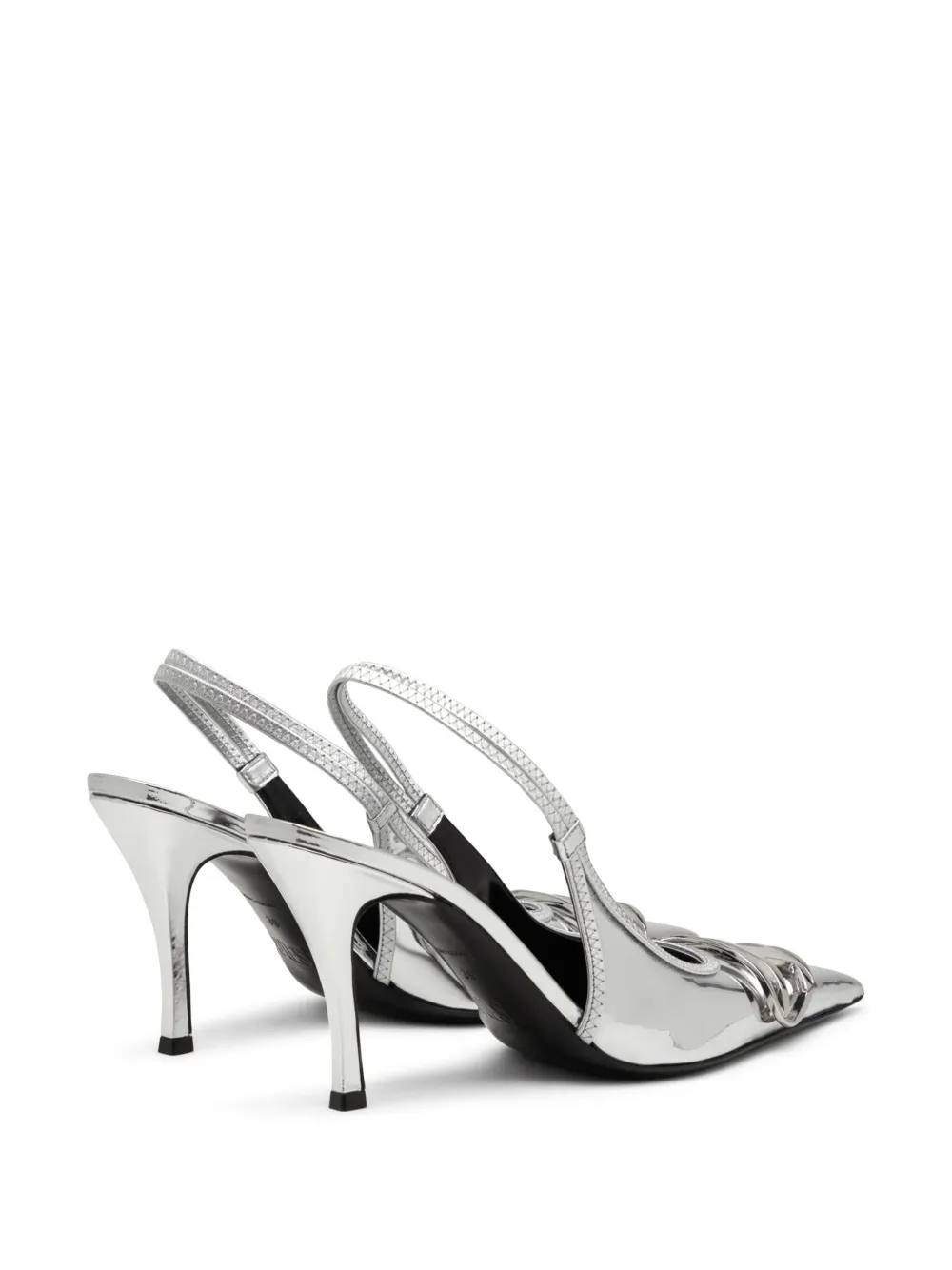 Diesel D-Venus SB slingback pumps Zilver