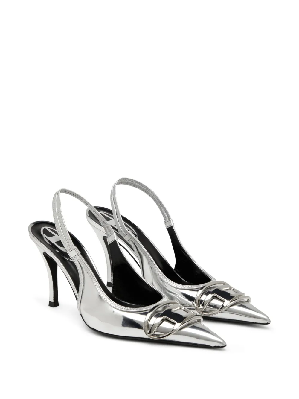 Diesel D-Venus SB slingback pumps Zilver