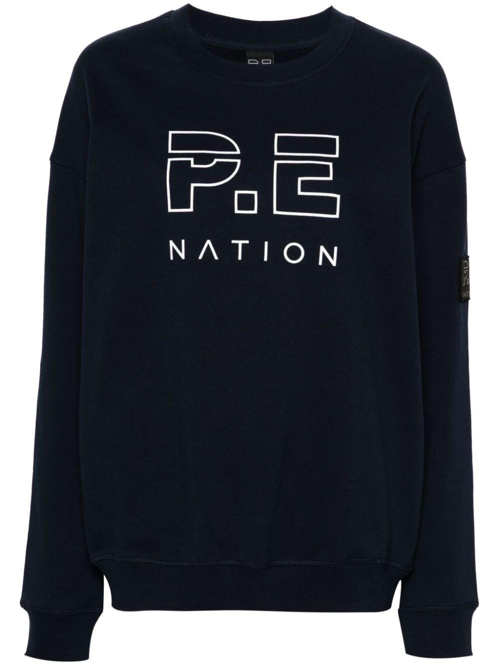P.e Nation Head Up Organic Cotton Sweatshirt In Blue