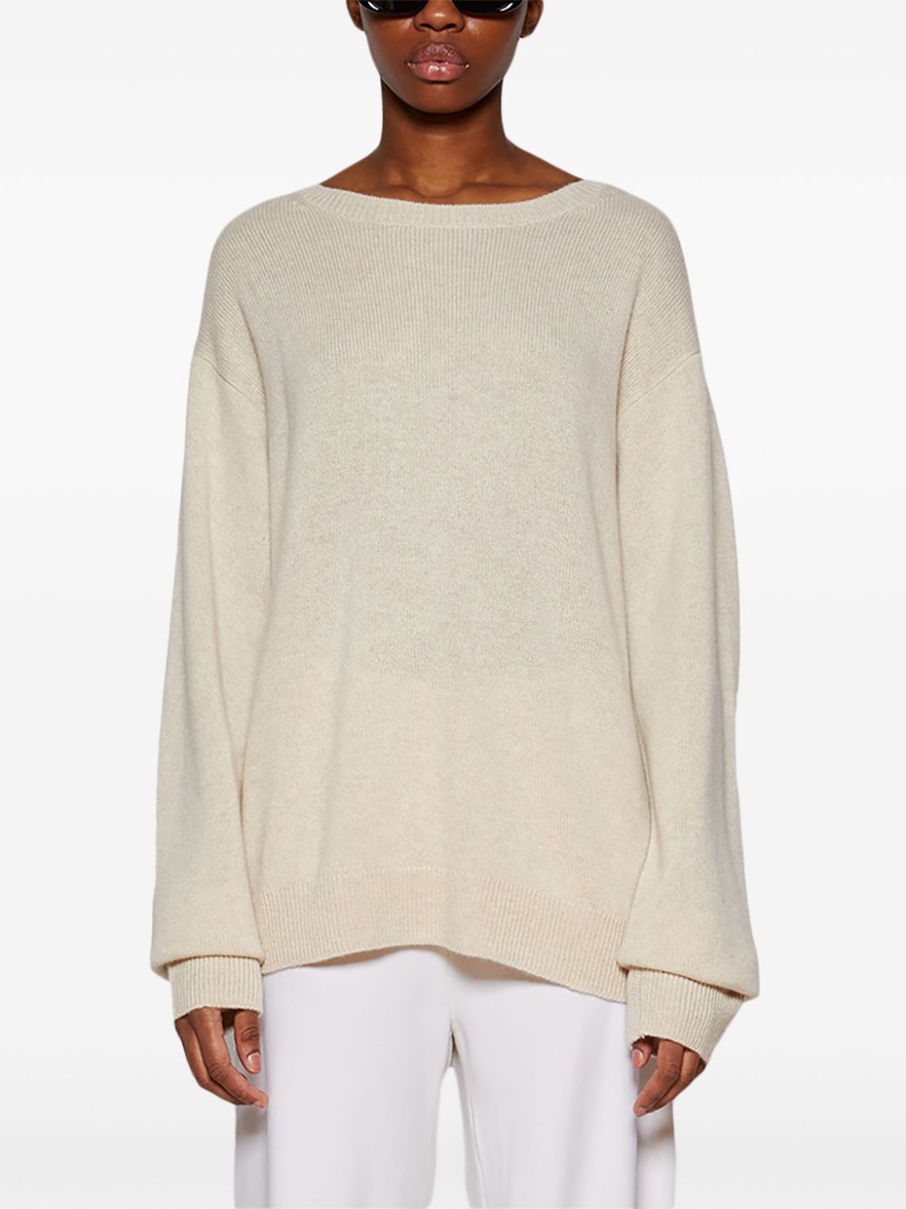 ÉTERNE JAMES DROP-SHOULDER CASHMERE JUMPER 