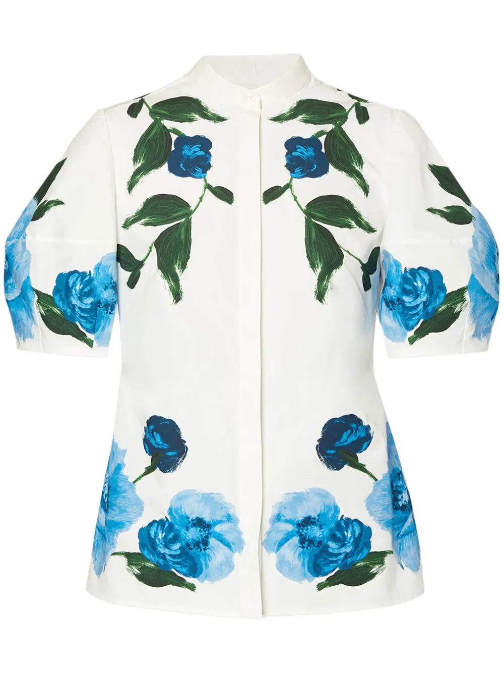 ERDEM Blouse met pofmouwen Wit