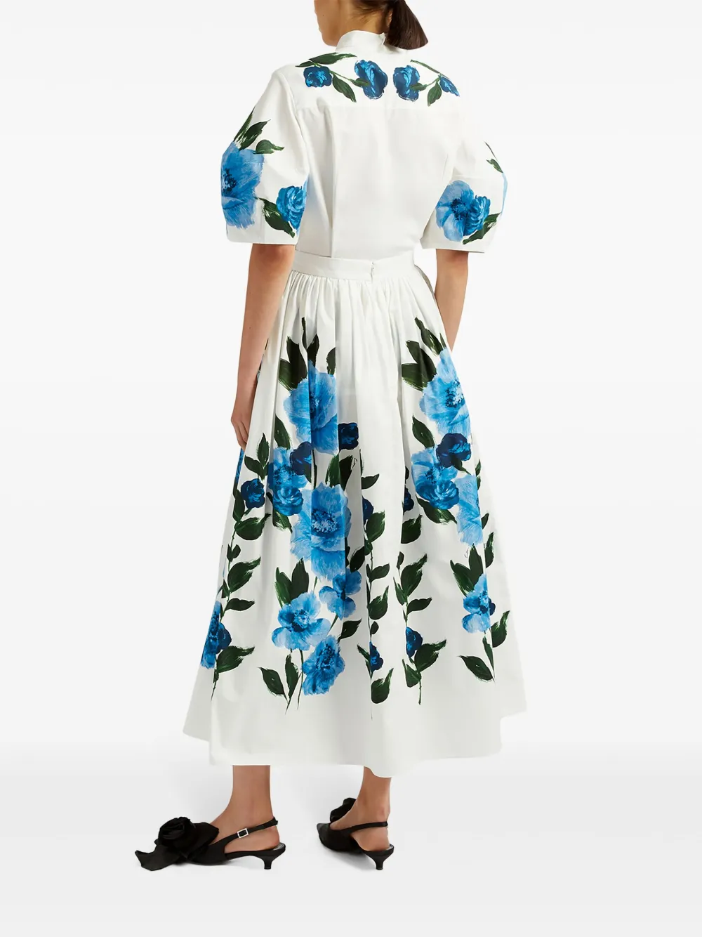 ERDEM Blouse met pofmouwen Wit
