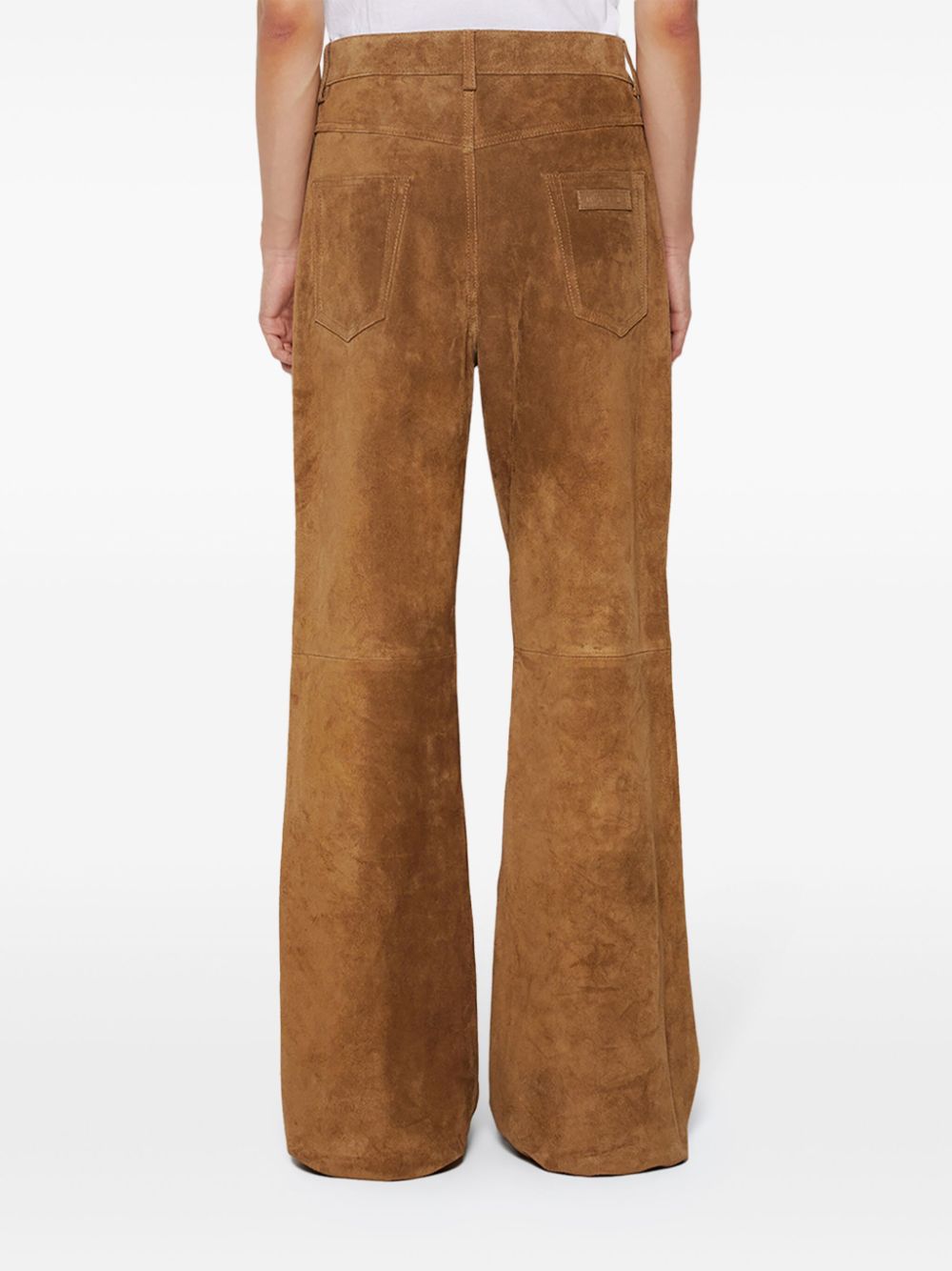 Marni suede wide-leg trousers Men