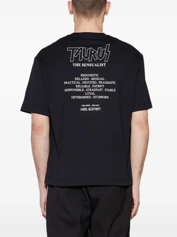 Neil Barrett graphic-print T-shirt | Black | FARFETCH JO