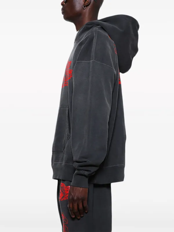 SAINT MXXXXXX グラフィック パーカー | ブラック | FARFETCH JP