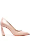 Santoni 85mm patent-leather pumps - Pink