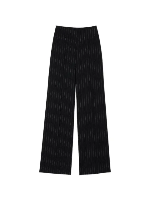 SANDRO pantalones con estampado de rayas diplomáticas