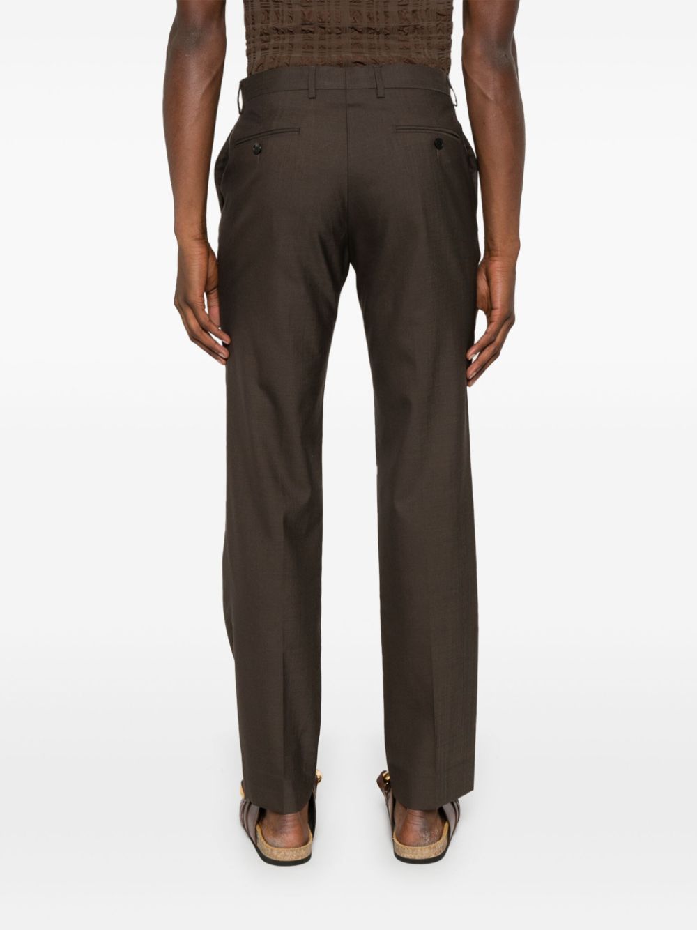 SANDRO grain de poudre straight trousers Men