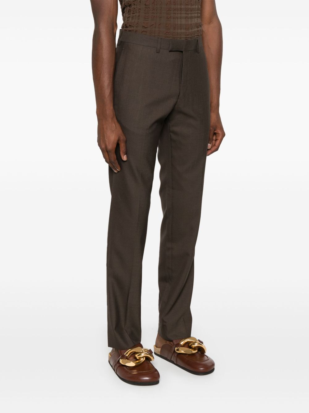 SANDRO grain de poudre straight trousers Men