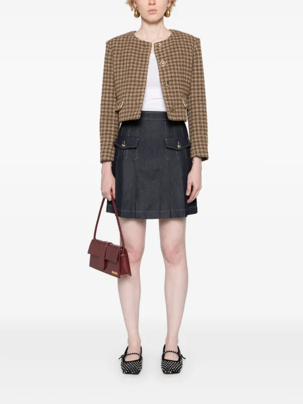 SANDRO ミッドライズ ミニスカート | ブルー | FARFETCH JP