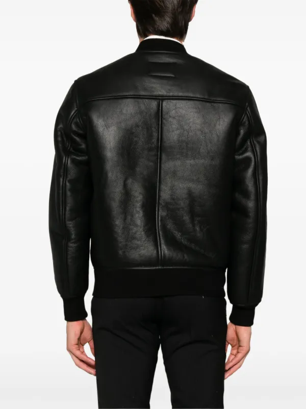 SANDRO ジップアップ レザージャケット | ブラック | FARFETCH JP SANDRO ジップアップ レザージャケット | ブラック | FARFETCH JP