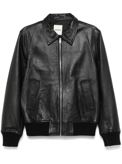 SANDRO leather jacket