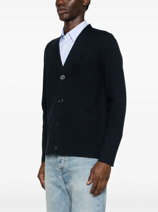 SANDRO フローラル カーディガン | ブルー | FARFETCH JP