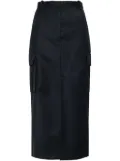 SANDRO cargo maxi skirt - Blue