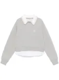 SANDRO layered sweatshirt - Grey