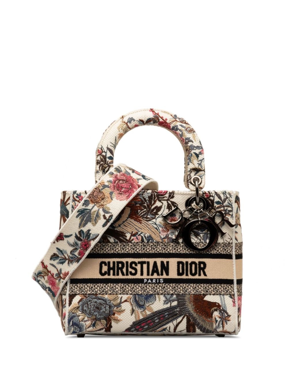 Image 1 of Christian Dior Pre-Owned bolsa satchel Jardin d'Hiver Lady D-Lite mediana 2022