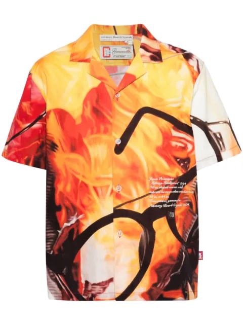 Advisory Board Crystals James Rosenquist graffiti-print shirt