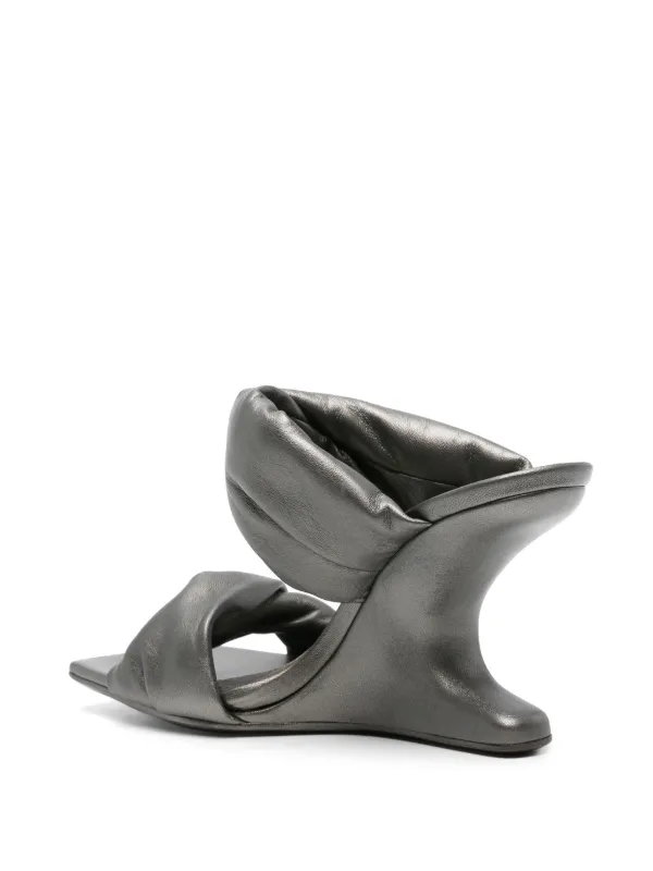 Rick Owens Cantilever 110mm ミュール | シルバートーン