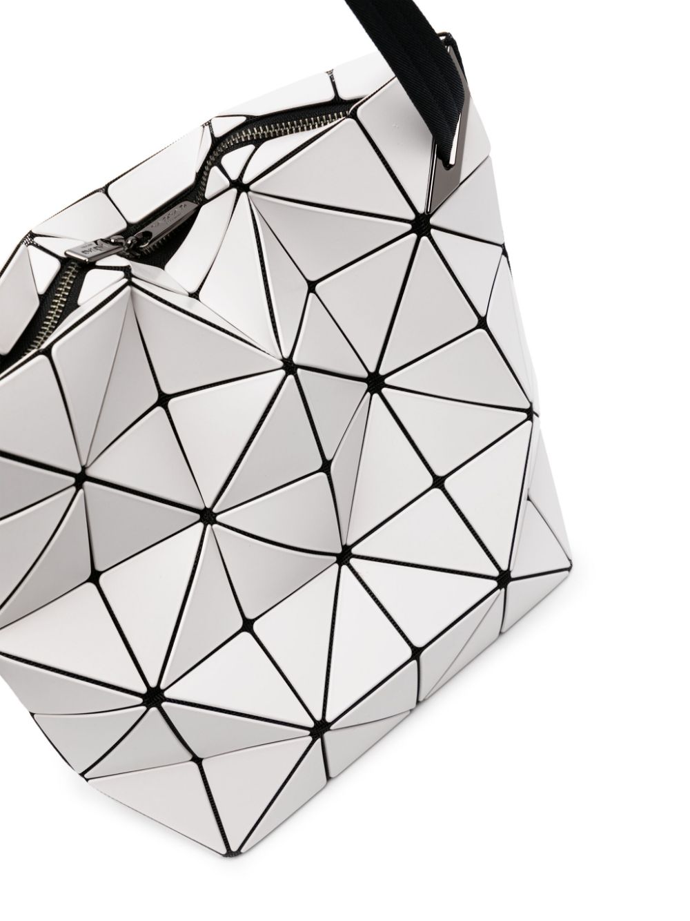 Shop Bao Bao Issey Miyake Blocky Geometric Shoulder Bag In Grau