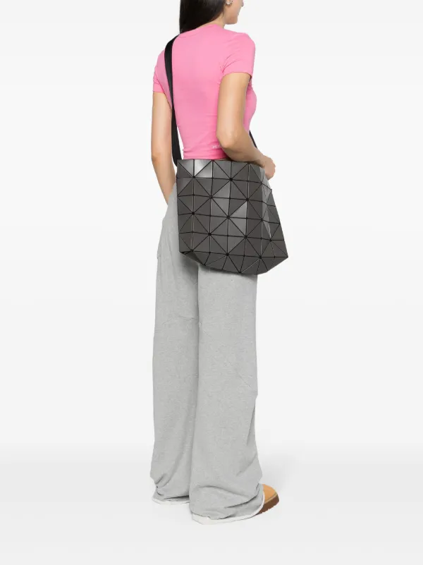 Bao Bao Issey Miyake Blocky Geometric Crossbody Bag | Grey | FARFETCH