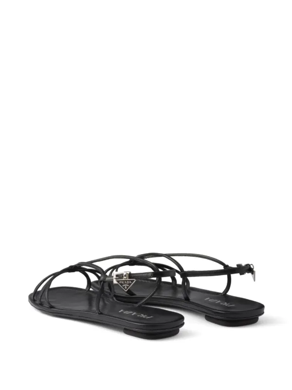 Prada studded leather sandals deals