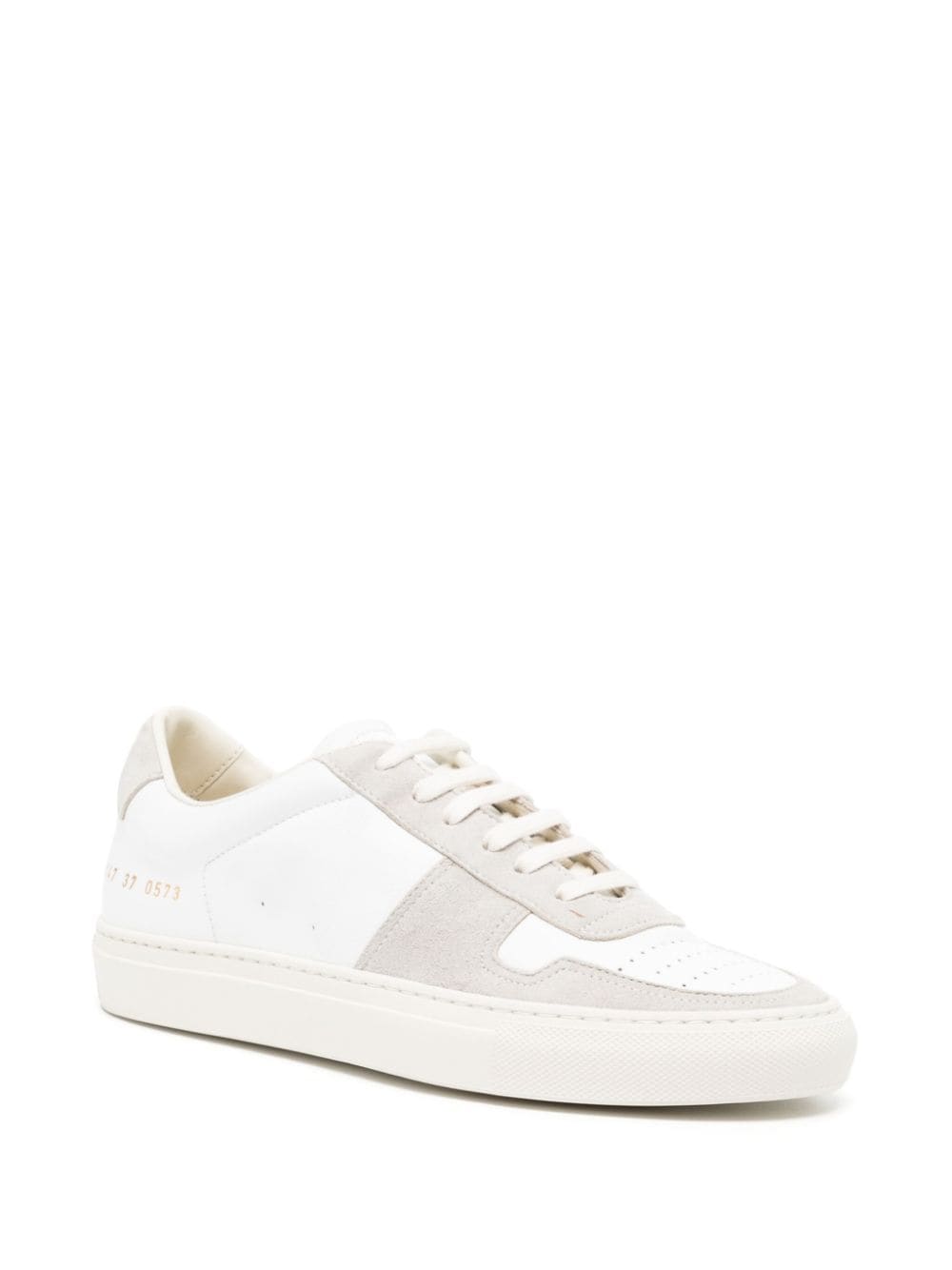 Common Projects Bball panelled sneakers - Wit