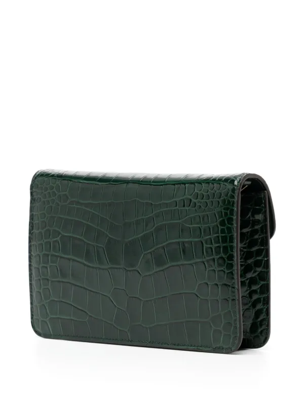 【関税&送料込】Tom Ford Whitney Mini Crocodile Embossed Lea TOM FORD Purple Stamped Crocodile Whitney Mini Bag TOM FORD