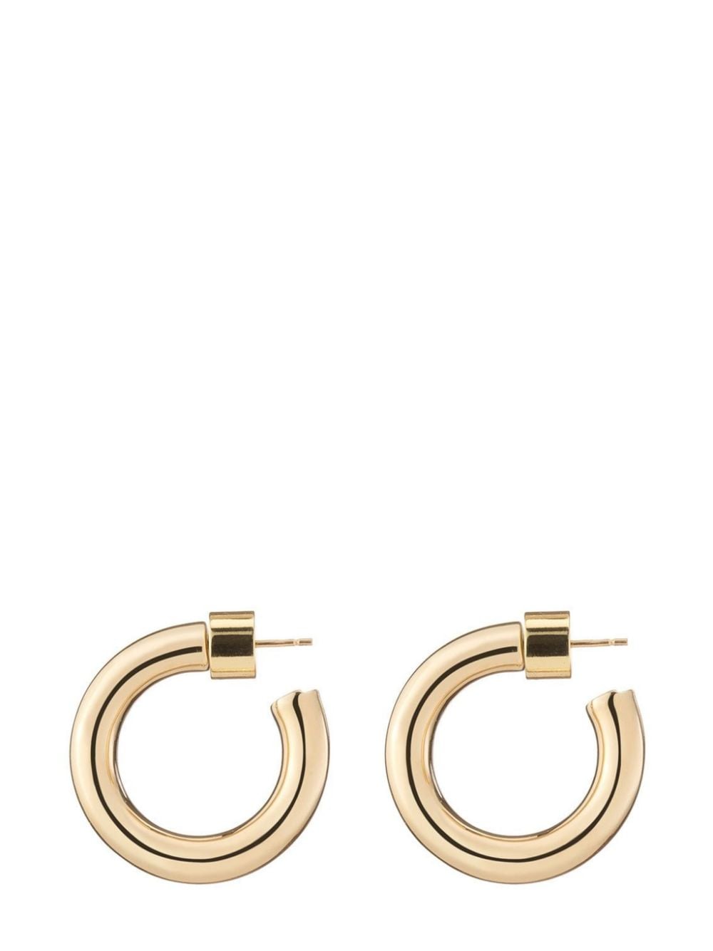 Shop Jennifer Fisher Natasha Huggie Hoop Earrings In Gold